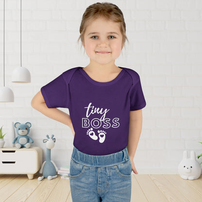 Tiny Boss Infant Baby Rib Bodysuit