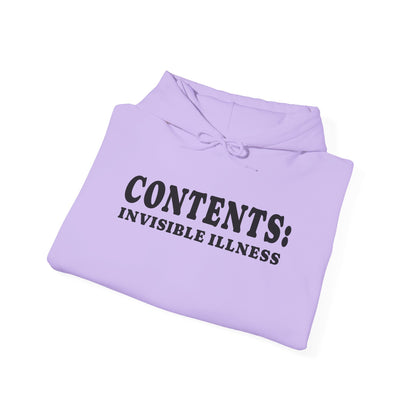 Contents: Invisible Illness Heavy Blend™ Hooded Sweatshirt