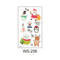 Christmas-themed Santa Claus Glow In The Dark Temporary Tattoos