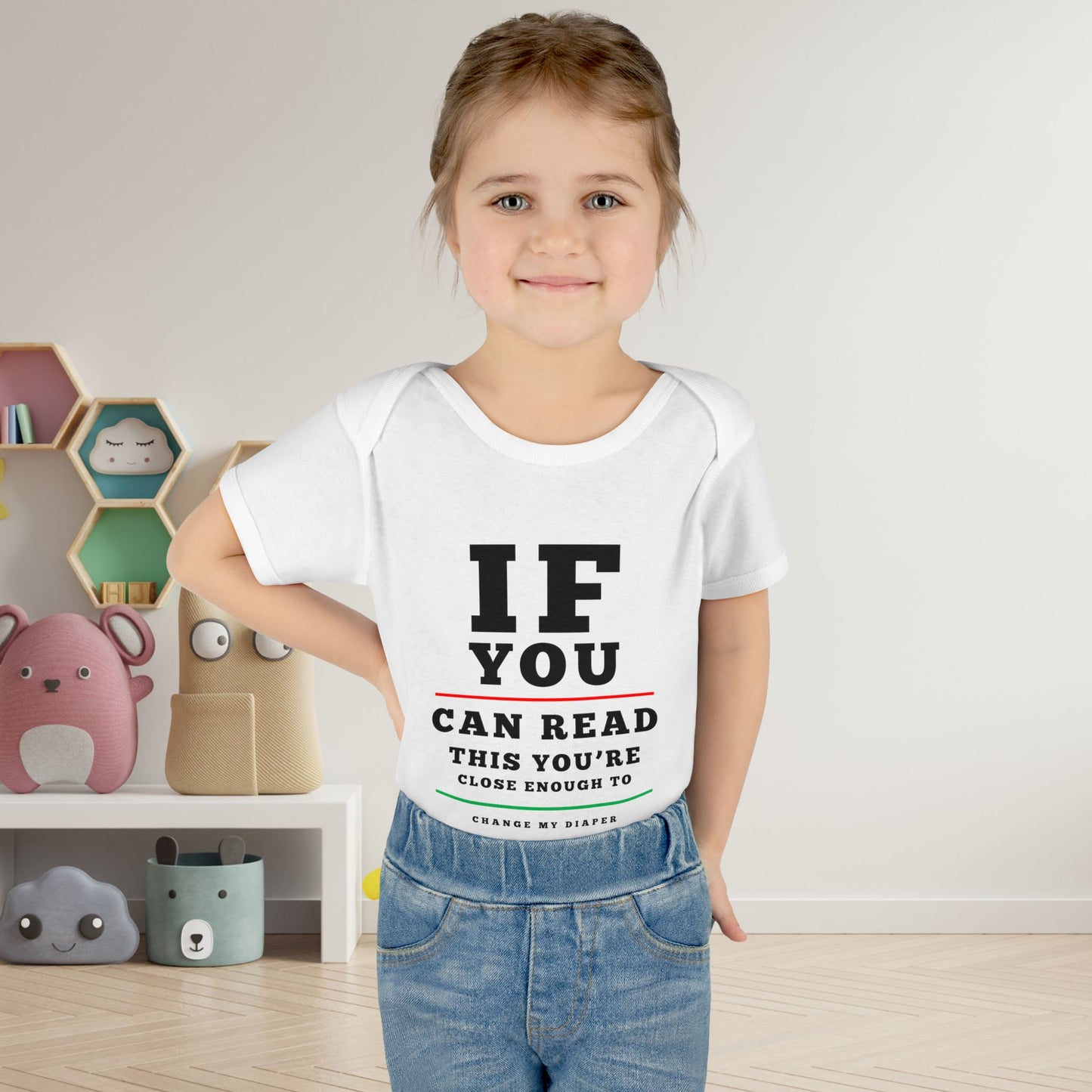 If You Can Read This Eye Chart Infant Baby Rib Bodysuit