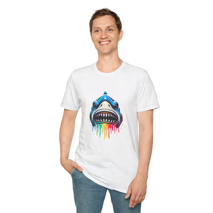 Colorful Shark T-shirt