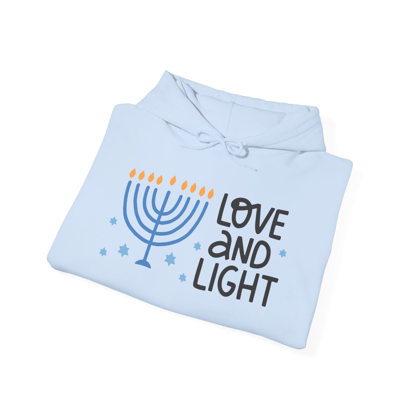 Hanukkah Love & Light Heavy Blend™ Hooded Sweatshirt