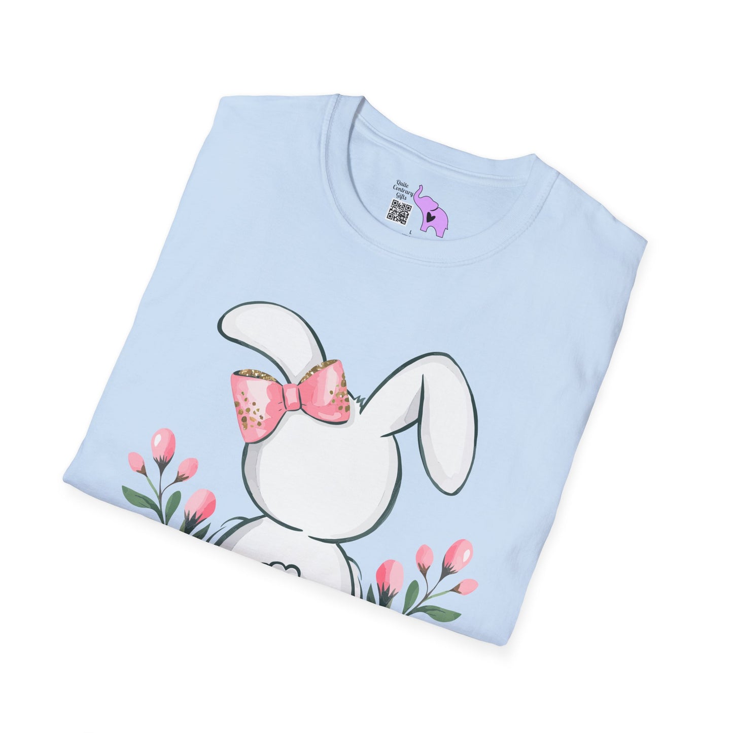 Happy Easter (Bunny Tail) Adult T-shirt