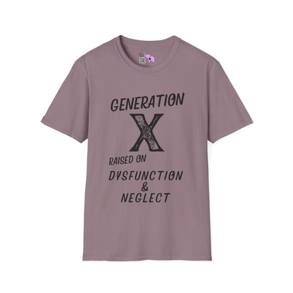 GenX Dysfunction & Neglect Adult T-shirt
