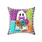 Bloom & Boo Patchwork Throw Pillow