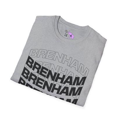 Brenham (Triple Arched) Texas Adult Unisex Tshirt