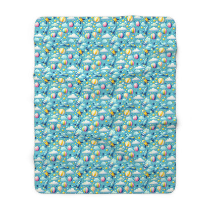 Up, Up & Away Fleece Blanket