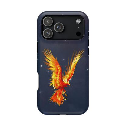 Phoenix Over Nebula MagSafe® Compatible Tough Case for iPhone