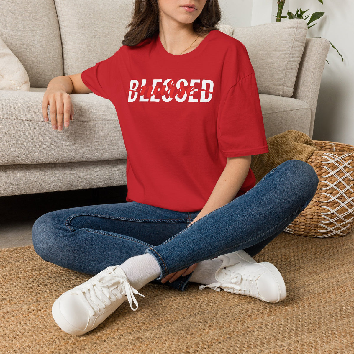 Blessed Nurse Adult T-shirt