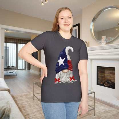 Texas Girl Gnome Adult T-shirt