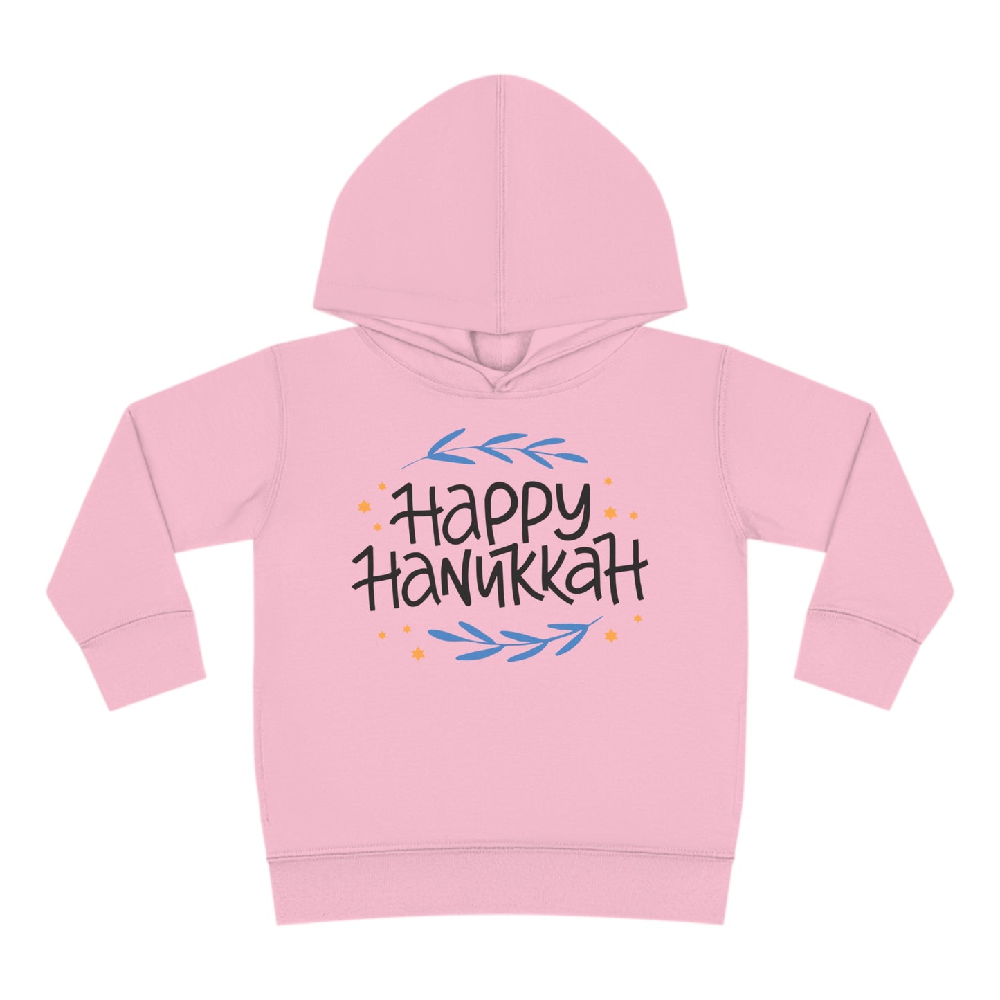 Happy Hanukkah 2 Toddler Pullover Fleece Hoodie