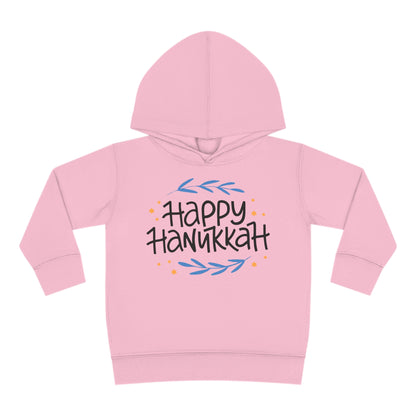 Happy Hanukkah 2 Toddler Pullover Fleece Hoodie