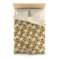 Honeycombs & Sunflowers Microfiber Duvet Cover