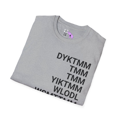 Do You Know The Muffin Man Abbreviation Adult T-shirt