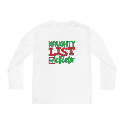 Naughty List Crew Youth Long Sleeve Tee