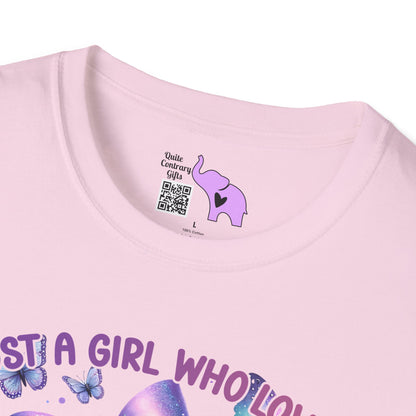 Just A Girl Who Loves Elephants Adult T-shirt