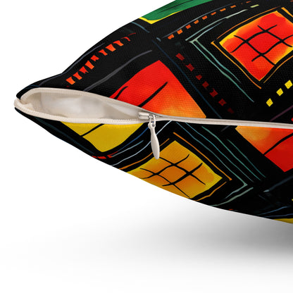 Kuumba Spark Throw Pillow