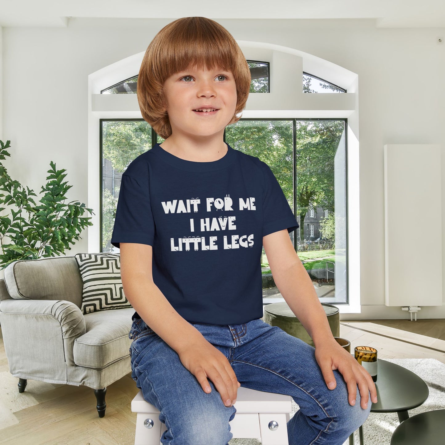 Wait For Me I Have Little Legs Heavy Cotton™ Toddler T-shirt
