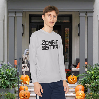 ""Zombie Sister Youth Long Sleeve Tee