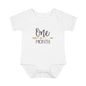 Golden Arrow Milestone Baby Bodysuit-One Month