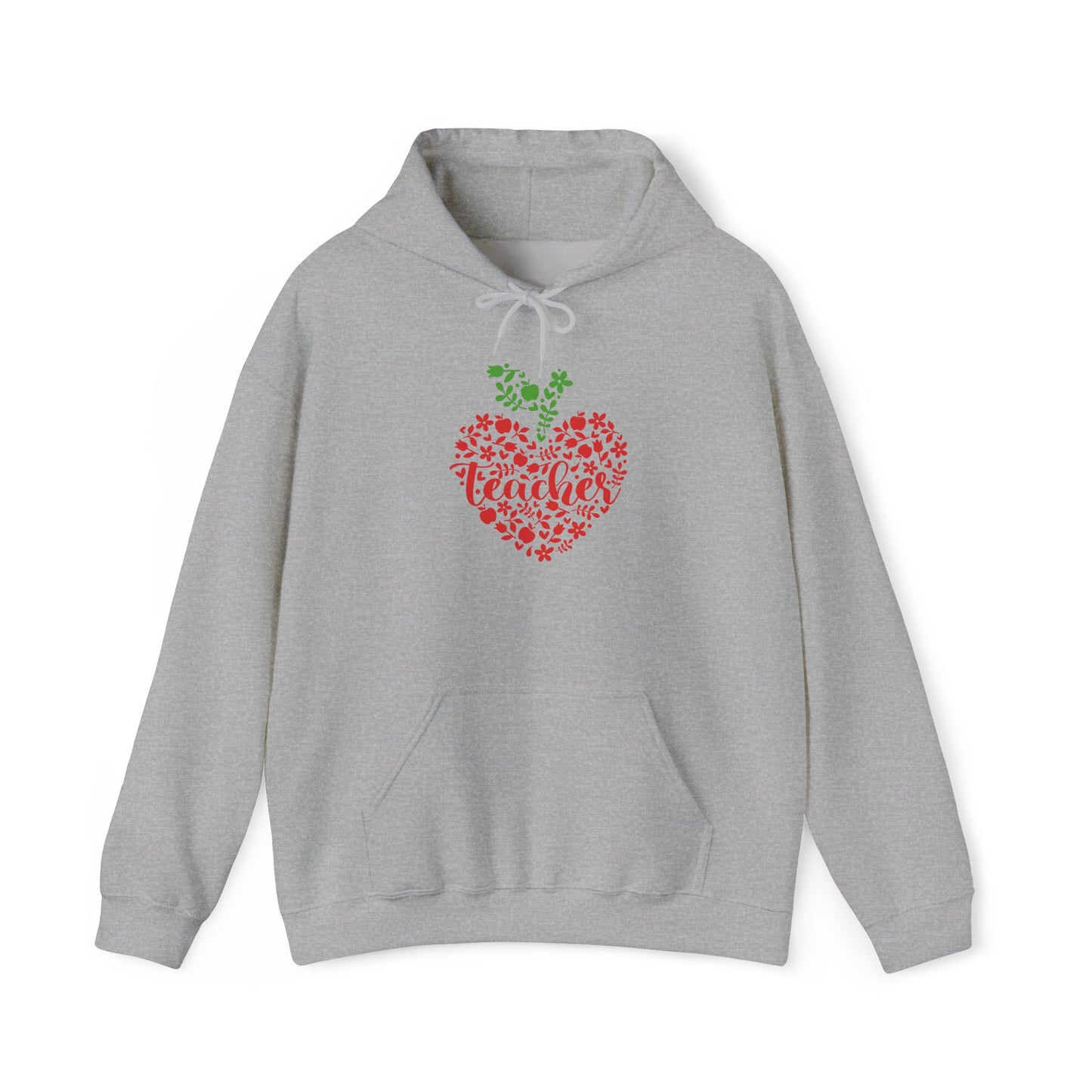 Teacher Heart 1 Heavy Blend™ Hooded Sweatshirt