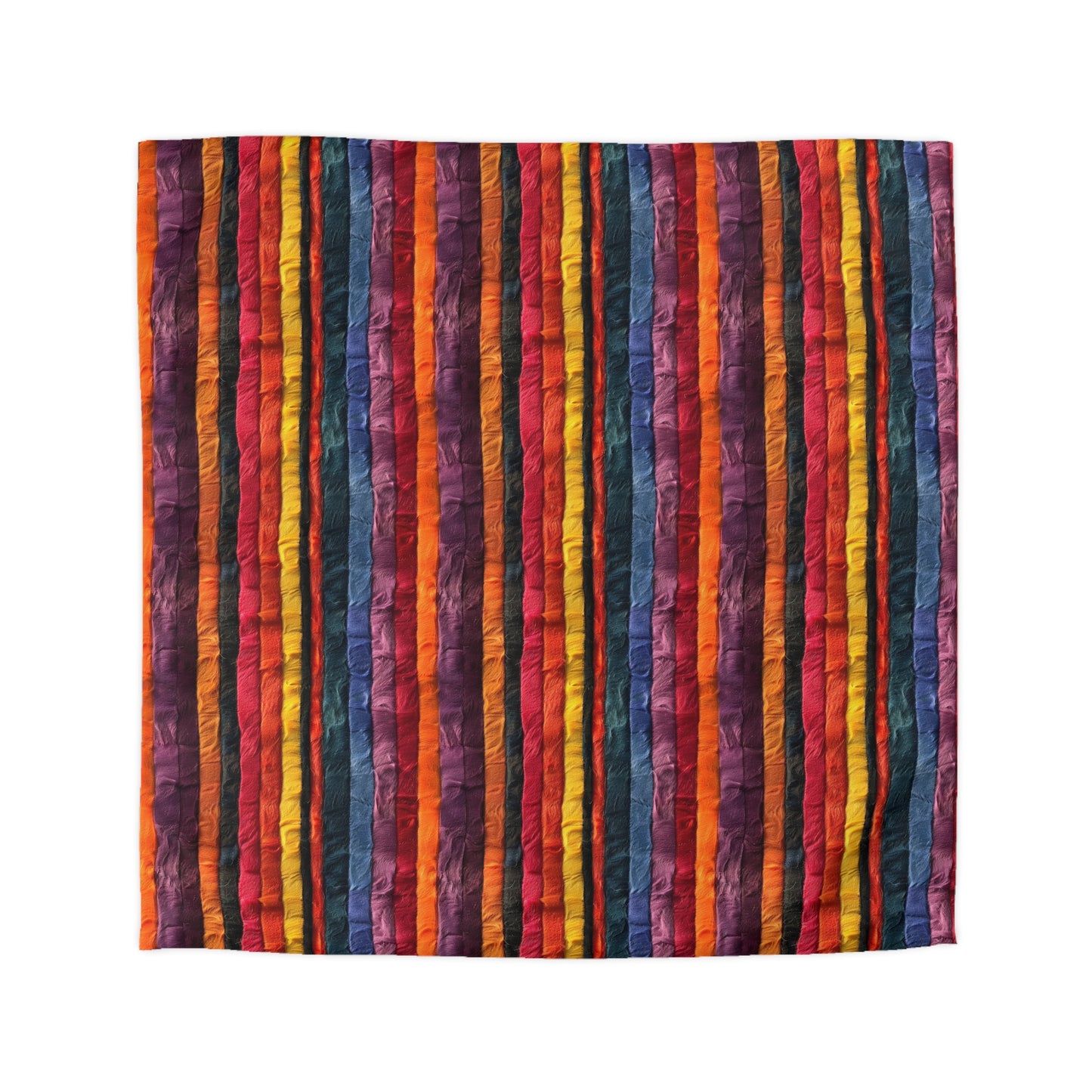 Vertical Vibes Microfiber Duvet Cover