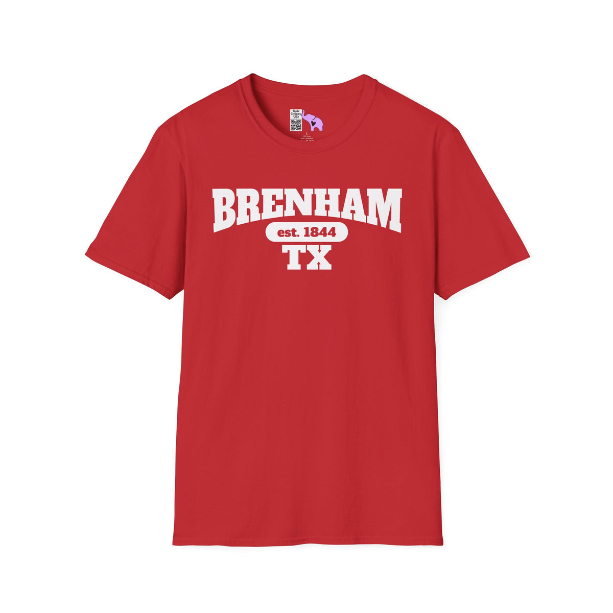 Brenham Tx Est. 1844 Adult T-shirt