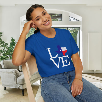 Love (Texas) Adult T-shirt