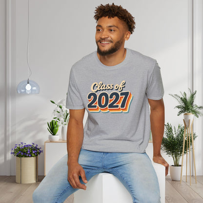 Retro Class of 2027 Adult T-Shirt