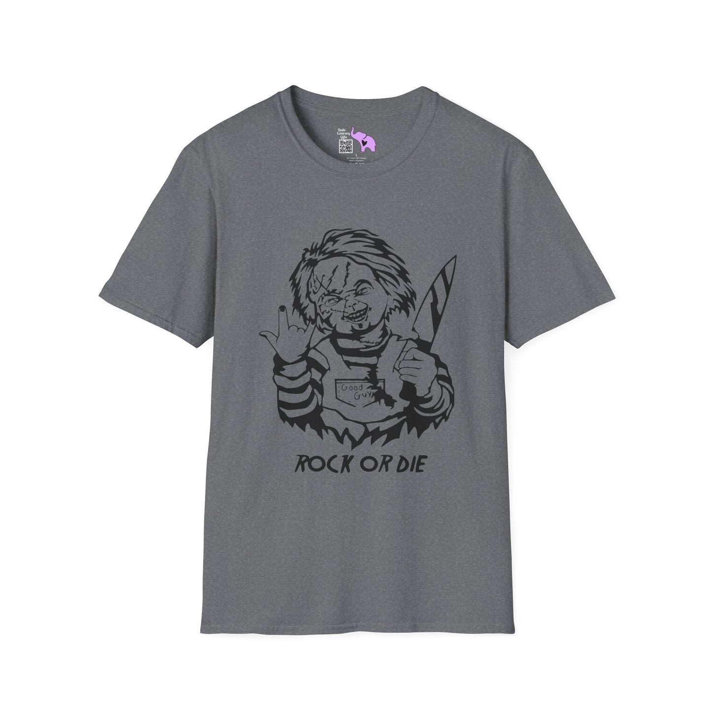 Chucky Rock or Die Adult T-shirt