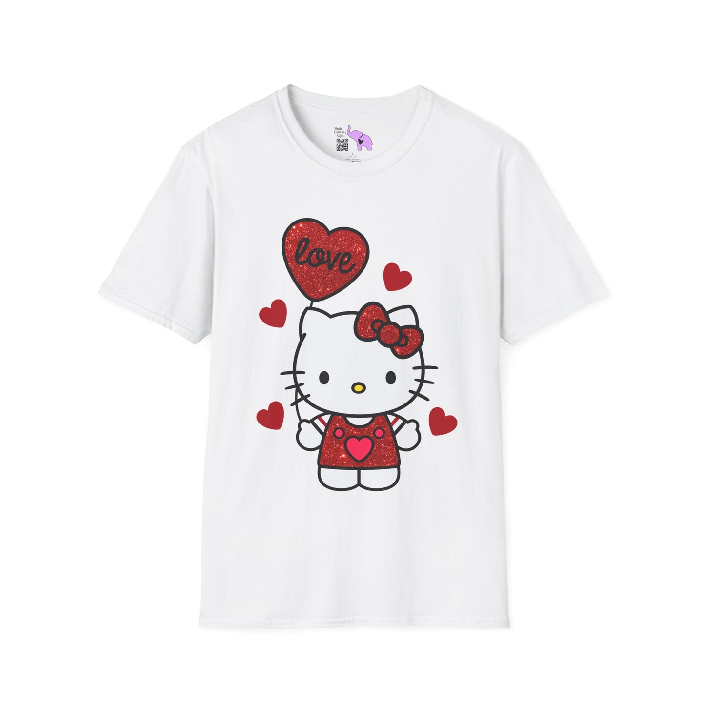 Valentines Hello Kitty Love Adult T-shirt