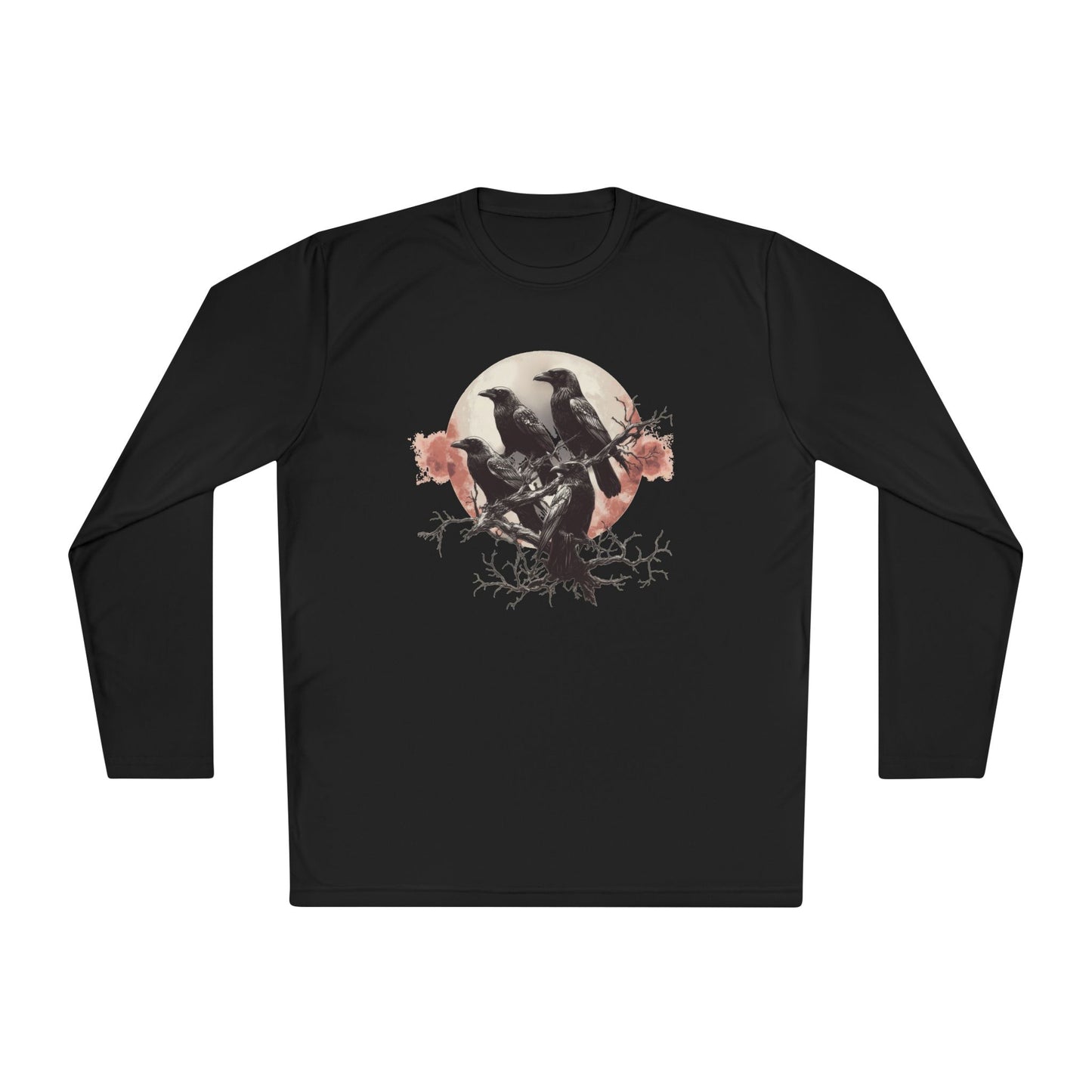 Halloween Crows 2 Adult Long Sleeve Tee