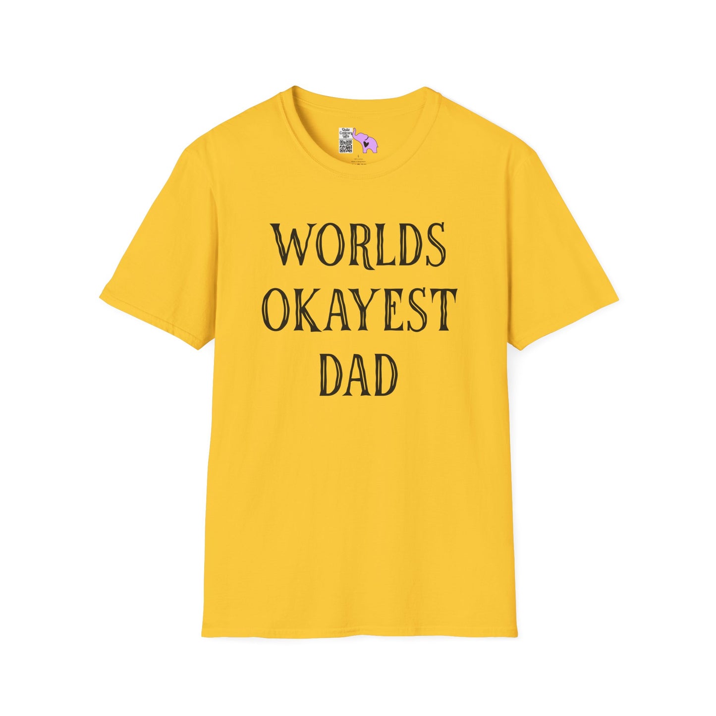 Worlds Okayest Dad Adult T-shirt