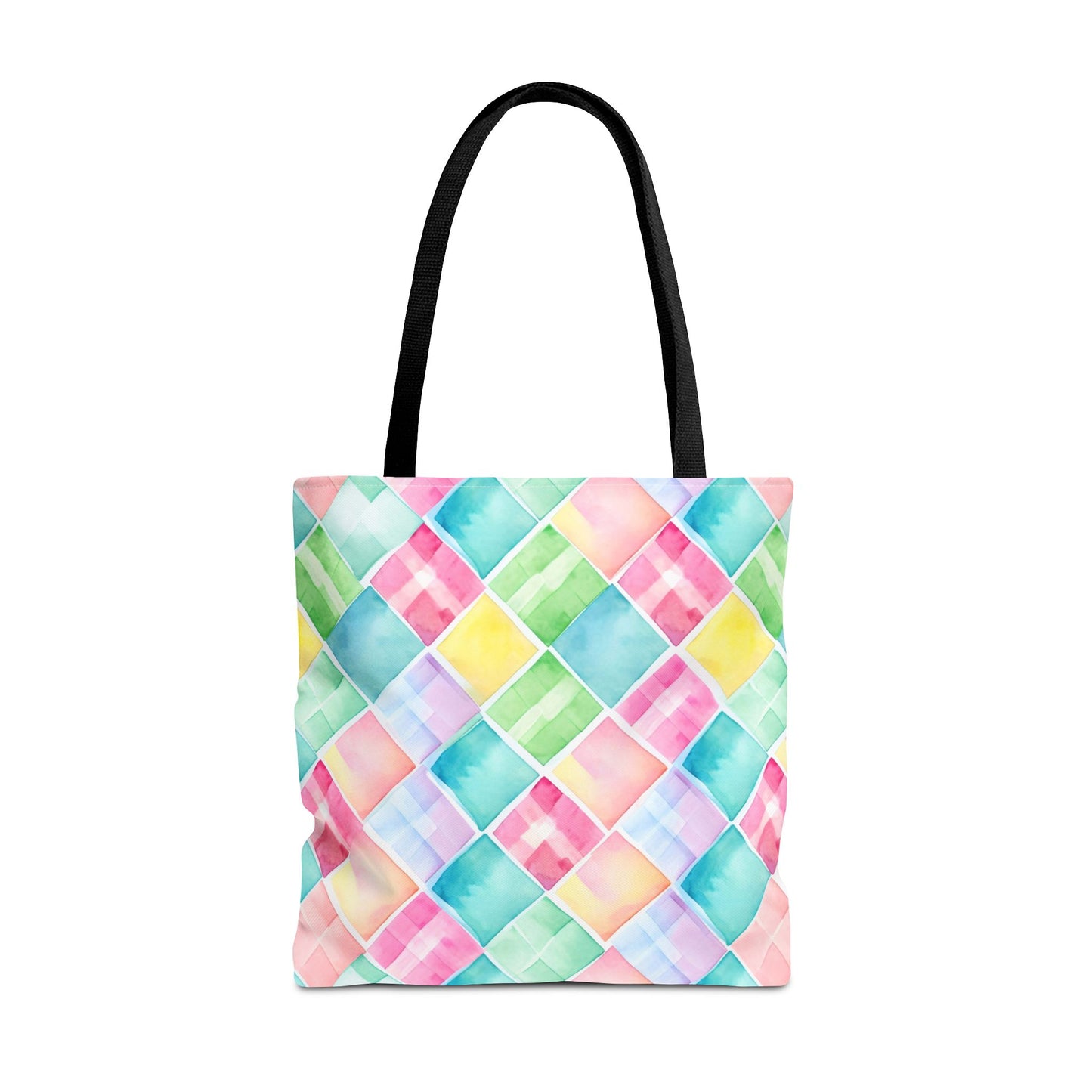 Watercolor Weave Canvas Tote Bag