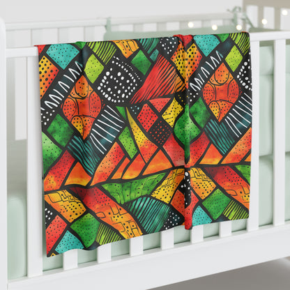 Abundance Rhythm Swaddle Blanket