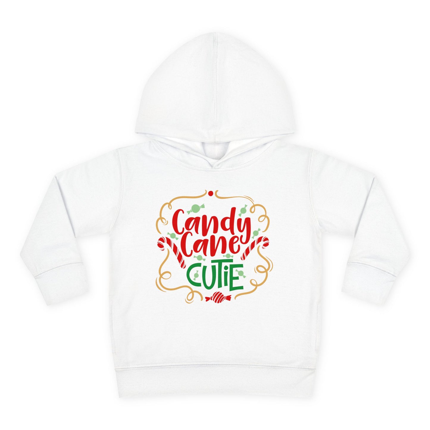 Candy Cane Cutie Toddler Pullover Fleece Hoodie