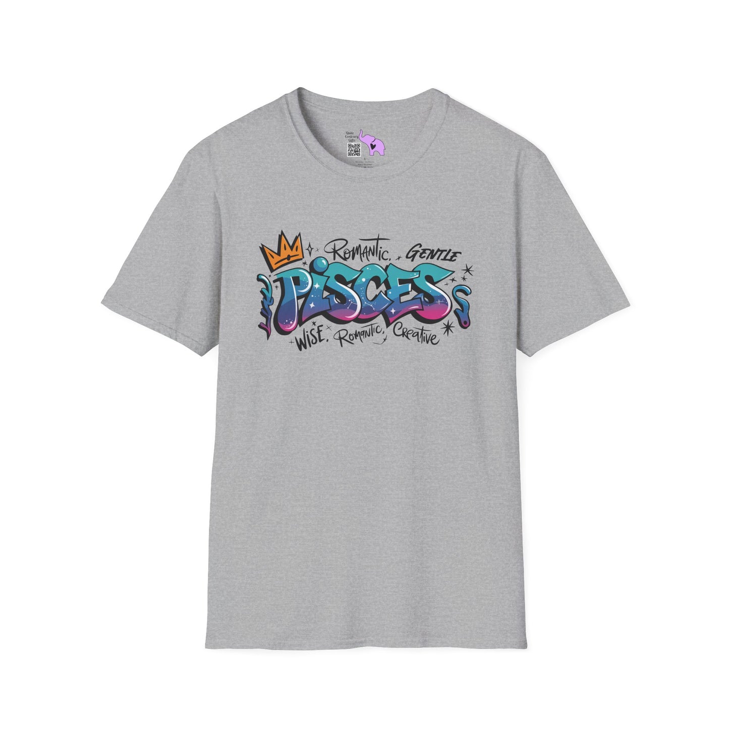 Pisces Street Art Adult T-shirt