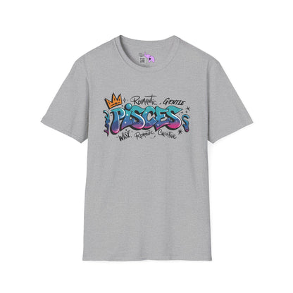 Pisces Street Art Adult T-shirt