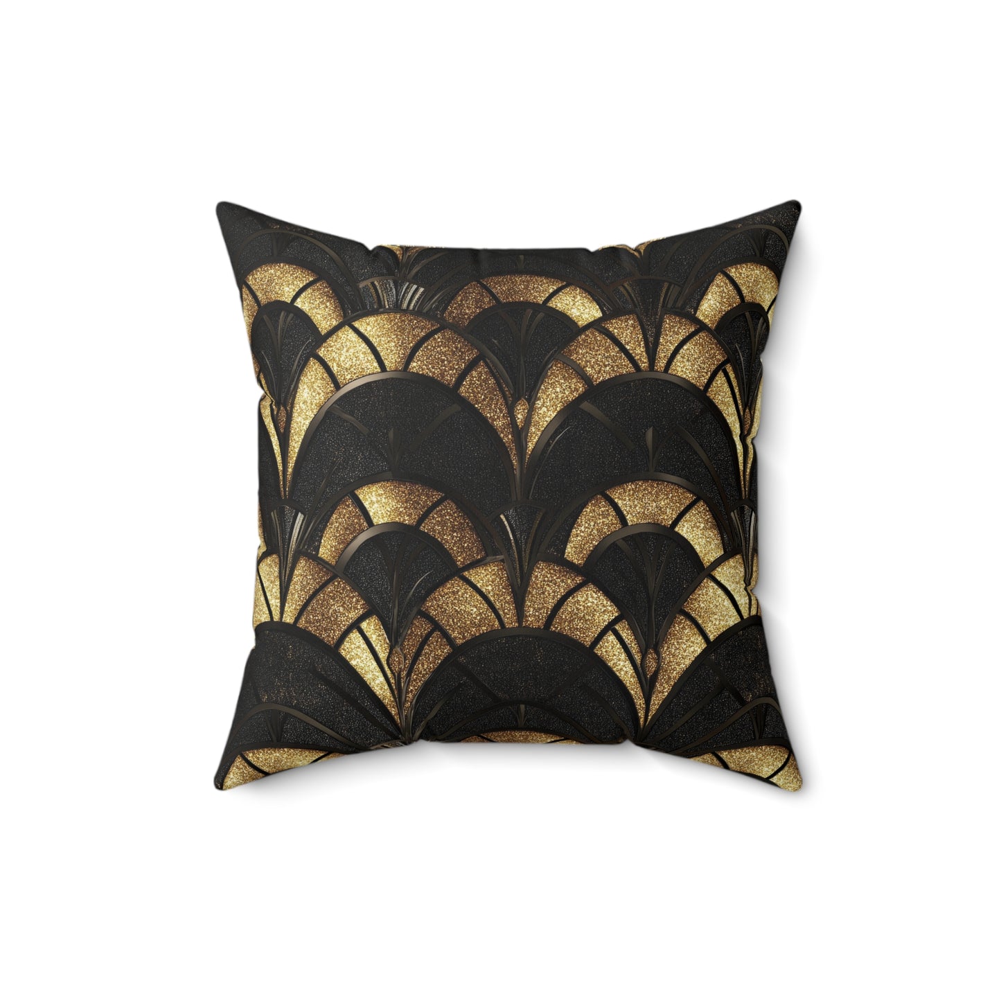 Gilded Elegance Throw Pillow