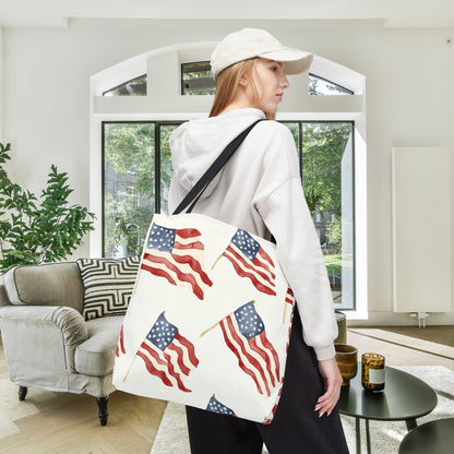 Waves of Freedom Canvas Tote Bag