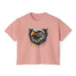 Colorful Bald Eagle Women's Boxy Tee
