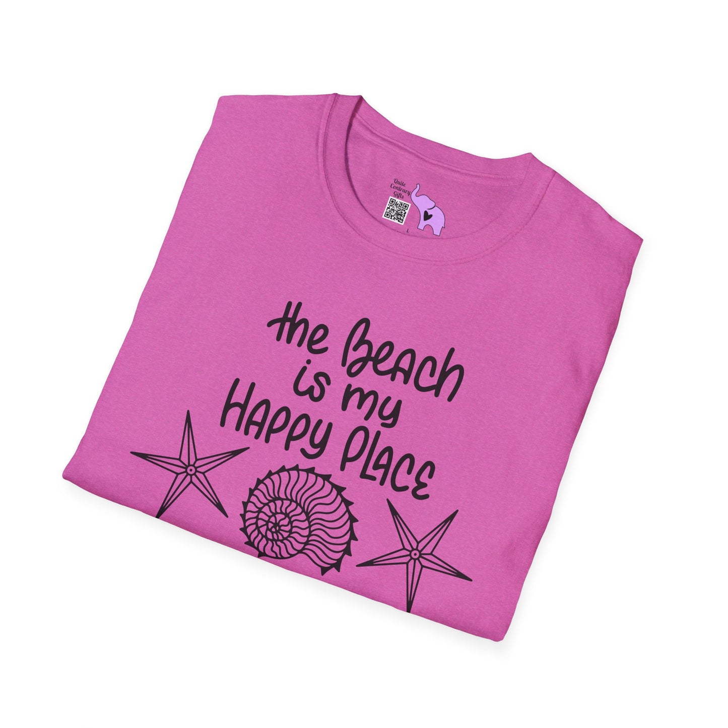 The Beach Is My Happy Place (2) Adult T-shirt