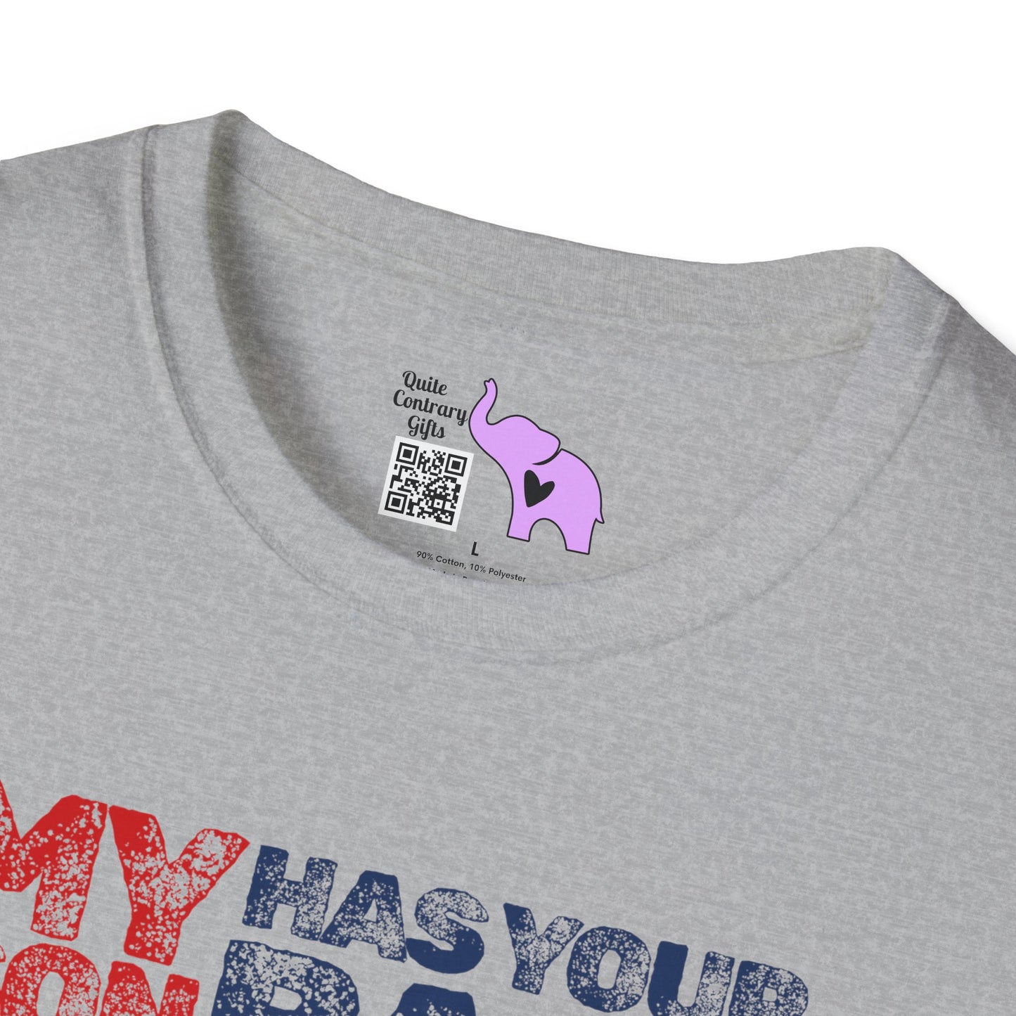 My Son Has Your Back Proud Army Mom Adult T-shirt