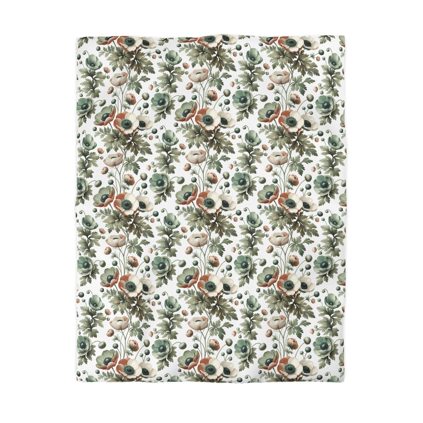 Whimsy In Bloom Microfiber Duvet Cover
