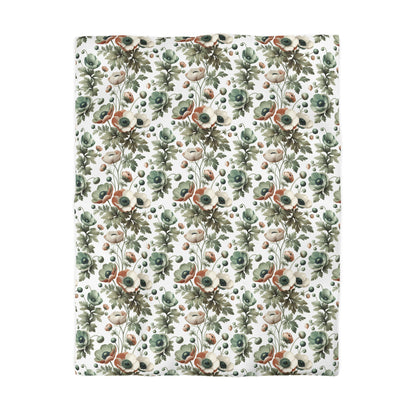 Whimsy In Bloom Microfiber Duvet Cover