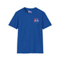 Freedom Isn't Free Saluting Soldier w/Wings Adult T-shirt