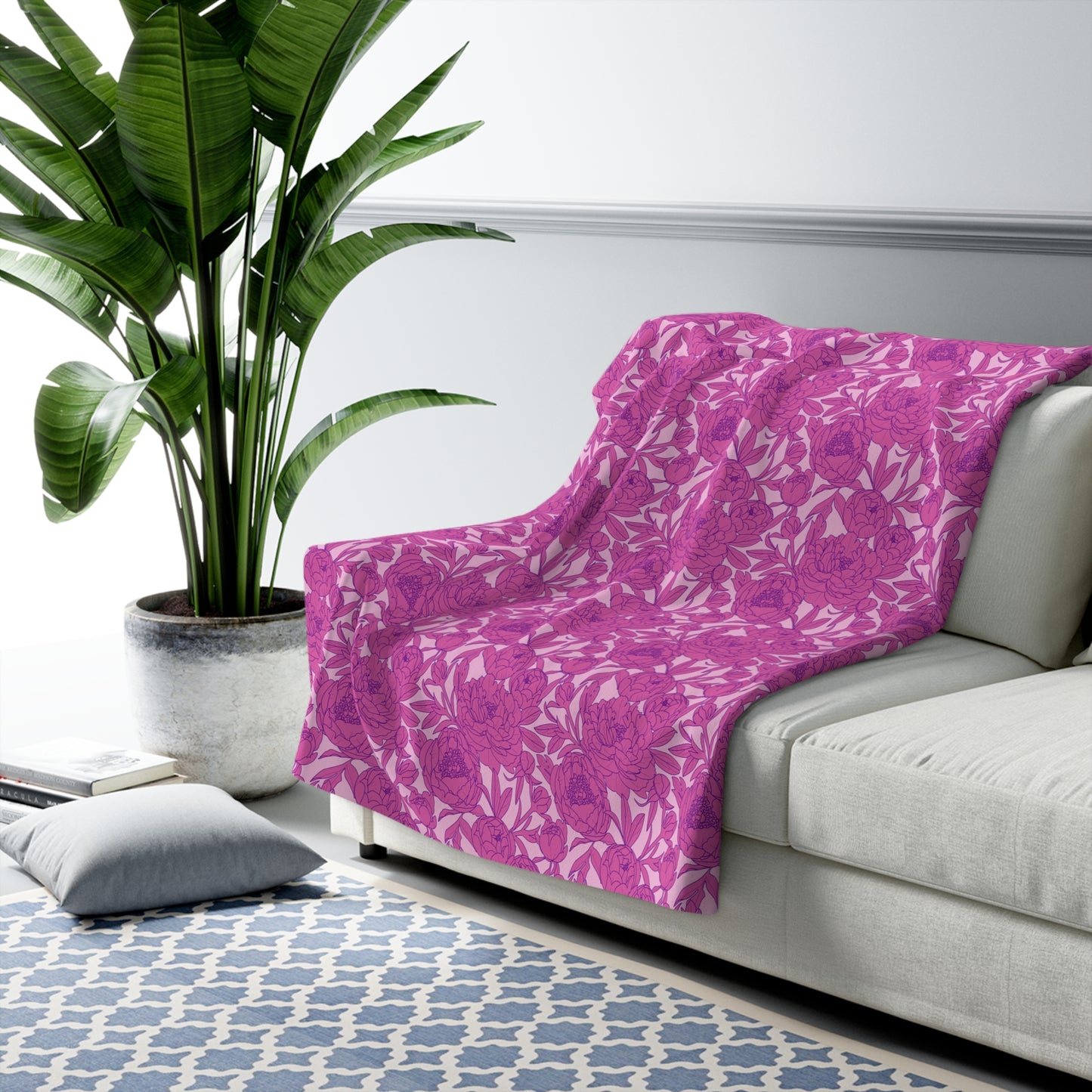 Blush Peony Garden Basic Bedding Set