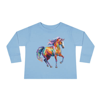 Dreamscape Stallion Toddler Long Sleeve Tee