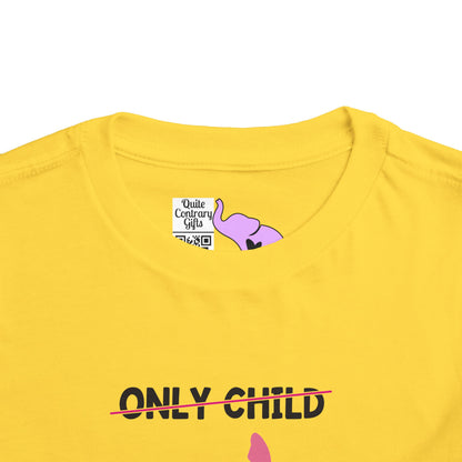 Promoted to Big Sister from Only Child Toddler Tee