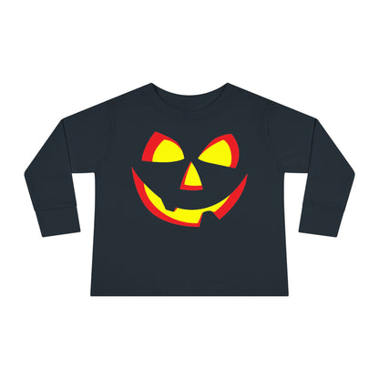 Pumpkin Smile Toddler Long Sleeve Tee
